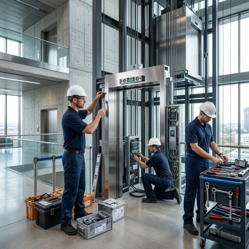 Commercial Elevator Installation Work