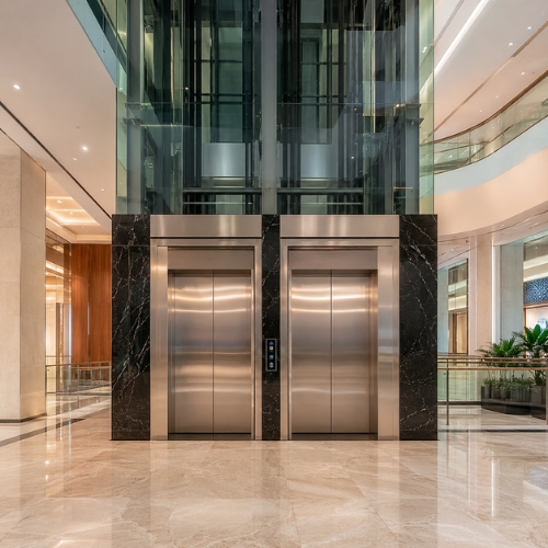 Commercial Elevators in Shopping Mall