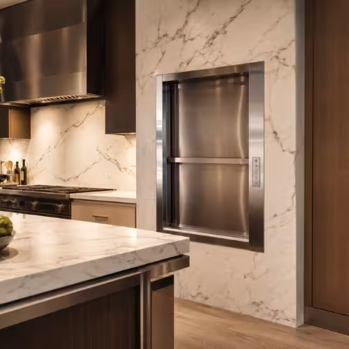 Modern Dumbwaiter in Luxury Kitchen