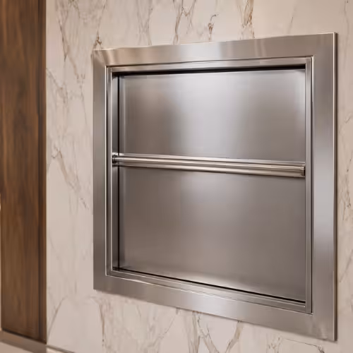 Premium Dumbwaiter Door Close-Up